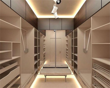 Home Open Style Multifunctional MDF Walk-In Closet