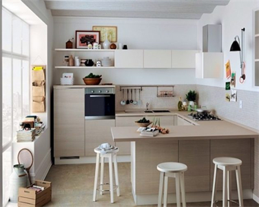 Modern High Quality Modular Wood Veneer Kitchen Cabinet